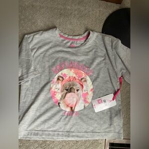 Justice Gray and Pink Koala Pajama Top